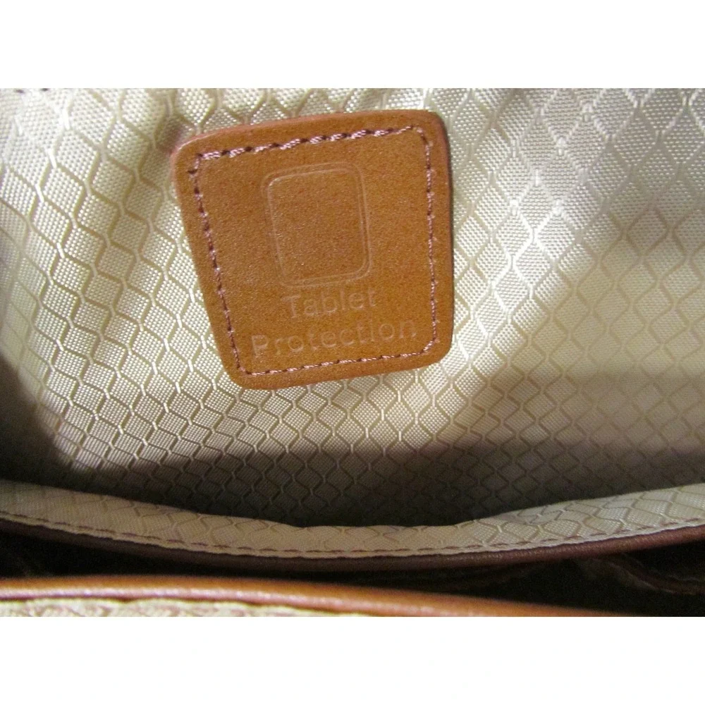McKlein Brown Leather‎ Professional Backpack Laptop and Tablet Protection Bag